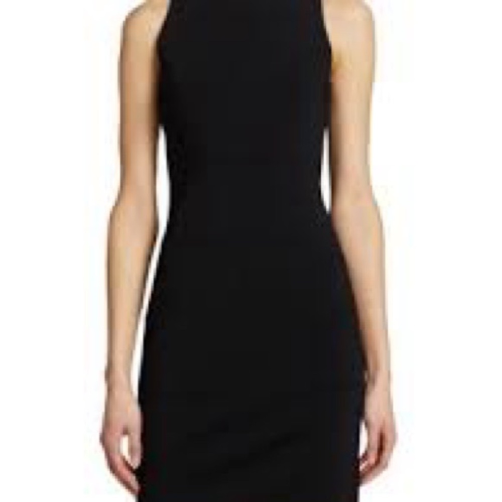 Theory Black Sheath Mini Dress Sleeveless NWT